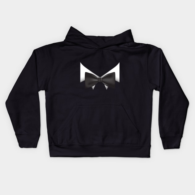 Bow tie event Kids Hoodie by Emy wise